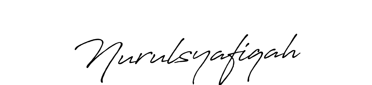 This is the best signature style for the Nurulsyafiqah name. Also you like these signature font (Antro_Vectra_Bolder). Mix name signature. Nurulsyafiqah signature style 7 images and pictures png