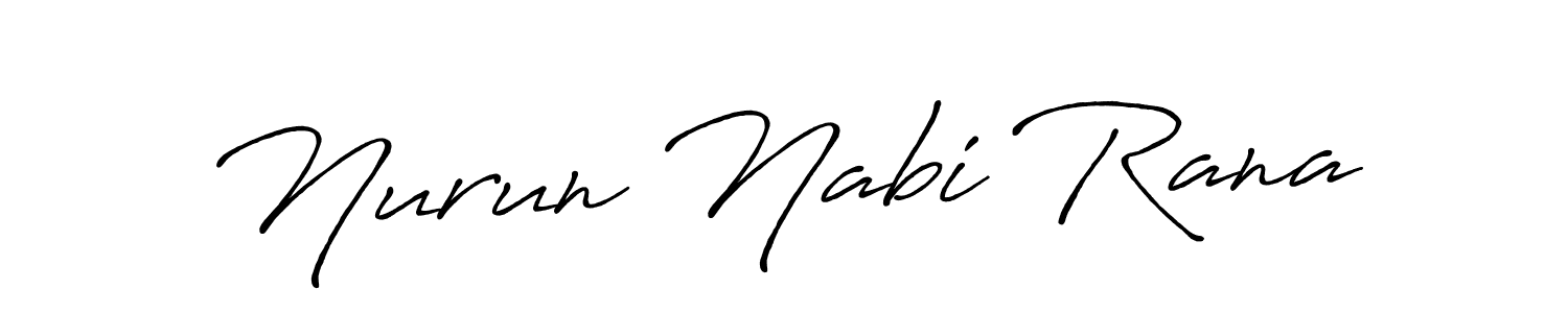 Make a beautiful signature design for name Nurun Nabi Rana. Use this online signature maker to create a handwritten signature for free. Nurun Nabi Rana signature style 7 images and pictures png