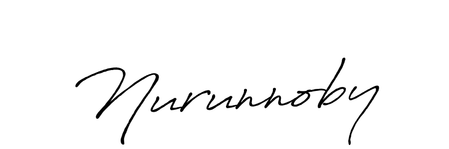 Make a beautiful signature design for name Nurunnoby. Use this online signature maker to create a handwritten signature for free. Nurunnoby signature style 7 images and pictures png
