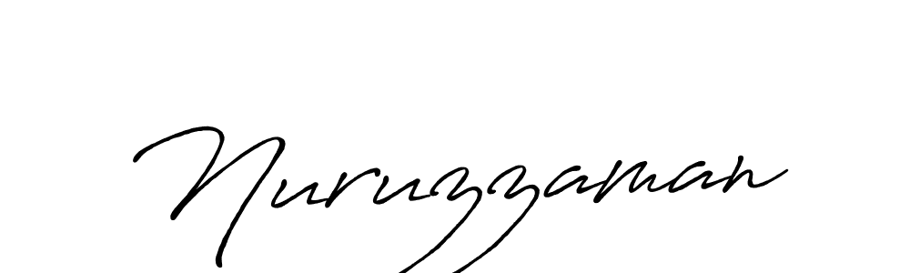 Create a beautiful signature design for name Nuruzzaman. With this signature (Antro_Vectra_Bolder) fonts, you can make a handwritten signature for free. Nuruzzaman signature style 7 images and pictures png