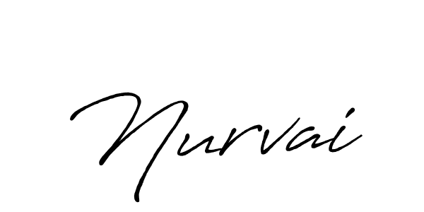 Make a beautiful signature design for name Nurvai. Use this online signature maker to create a handwritten signature for free. Nurvai signature style 7 images and pictures png