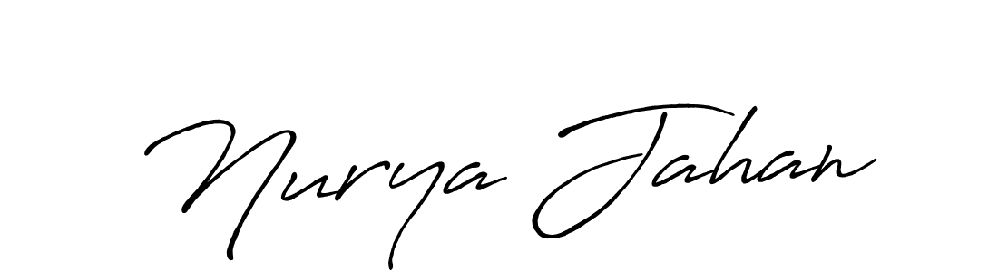 Make a short Nurya Jahan signature style. Manage your documents anywhere anytime using Antro_Vectra_Bolder. Create and add eSignatures, submit forms, share and send files easily. Nurya Jahan signature style 7 images and pictures png