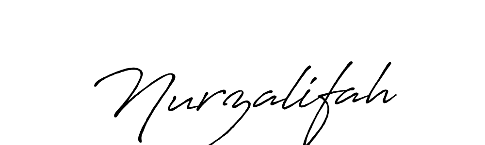 Also You can easily find your signature by using the search form. We will create Nurzalifah name handwritten signature images for you free of cost using Antro_Vectra_Bolder sign style. Nurzalifah signature style 7 images and pictures png