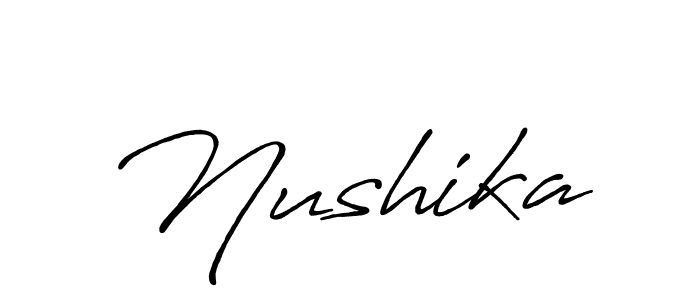 Best and Professional Signature Style for Nushika. Antro_Vectra_Bolder Best Signature Style Collection. Nushika signature style 7 images and pictures png