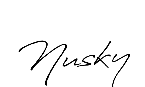 Also You can easily find your signature by using the search form. We will create Nusky name handwritten signature images for you free of cost using Antro_Vectra_Bolder sign style. Nusky signature style 7 images and pictures png