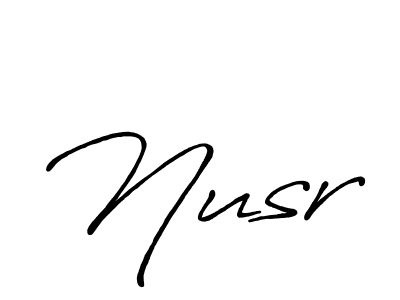 Make a beautiful signature design for name Nusr. Use this online signature maker to create a handwritten signature for free. Nusr signature style 7 images and pictures png