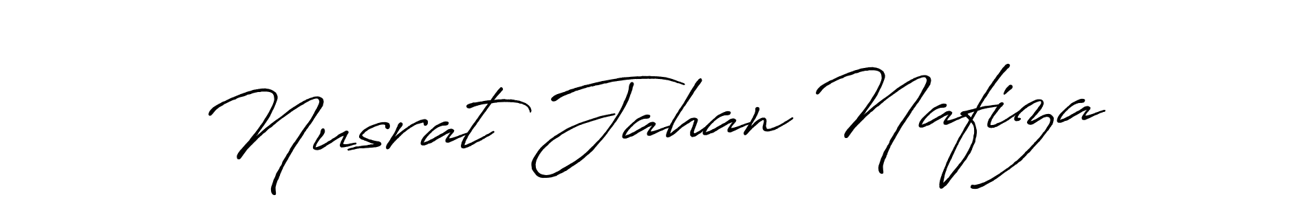 Use a signature maker to create a handwritten signature online. With this signature software, you can design (Antro_Vectra_Bolder) your own signature for name Nusrat Jahan Nafiza. Nusrat Jahan Nafiza signature style 7 images and pictures png