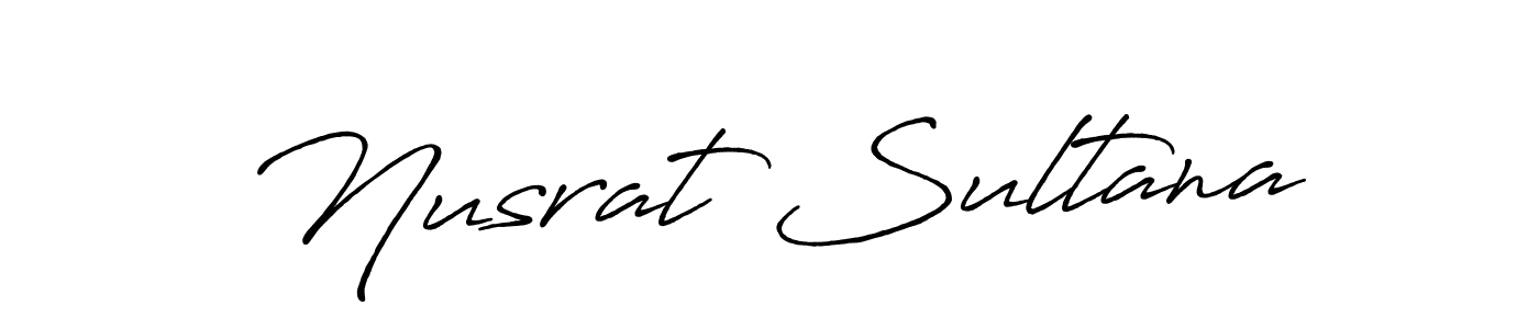It looks lik you need a new signature style for name Nusrat Sultana. Design unique handwritten (Antro_Vectra_Bolder) signature with our free signature maker in just a few clicks. Nusrat Sultana signature style 7 images and pictures png
