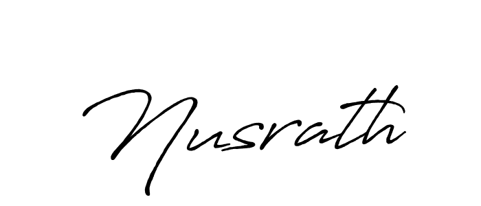 Make a beautiful signature design for name Nusrath. Use this online signature maker to create a handwritten signature for free. Nusrath signature style 7 images and pictures png