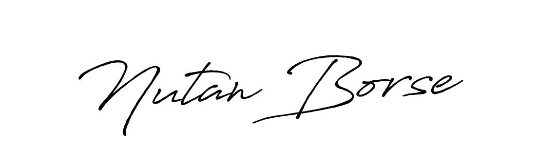 You can use this online signature creator to create a handwritten signature for the name Nutan Borse. This is the best online autograph maker. Nutan Borse signature style 7 images and pictures png