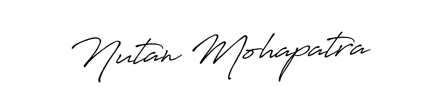 How to make Nutan Mohapatra name signature. Use Antro_Vectra_Bolder style for creating short signs online. This is the latest handwritten sign. Nutan Mohapatra signature style 7 images and pictures png