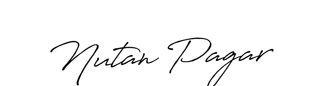 Nutan Pagar stylish signature style. Best Handwritten Sign (Antro_Vectra_Bolder) for my name. Handwritten Signature Collection Ideas for my name Nutan Pagar. Nutan Pagar signature style 7 images and pictures png