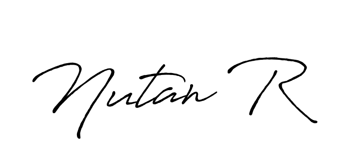 How to Draw Nutan R signature style? Antro_Vectra_Bolder is a latest design signature styles for name Nutan R. Nutan R signature style 7 images and pictures png