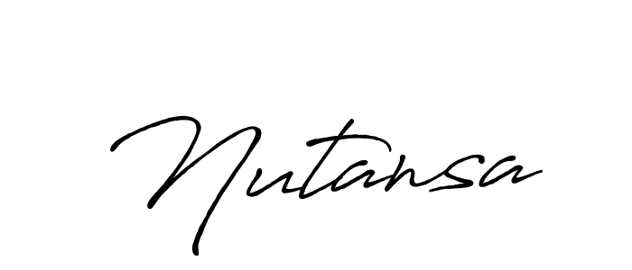 Best and Professional Signature Style for Nutansa. Antro_Vectra_Bolder Best Signature Style Collection. Nutansa signature style 7 images and pictures png