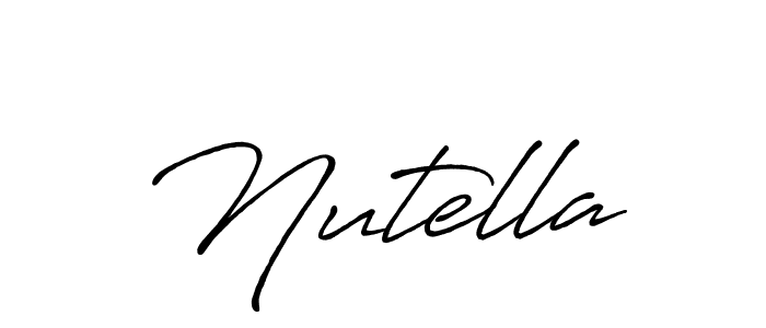 It looks lik you need a new signature style for name Nutella. Design unique handwritten (Antro_Vectra_Bolder) signature with our free signature maker in just a few clicks. Nutella signature style 7 images and pictures png