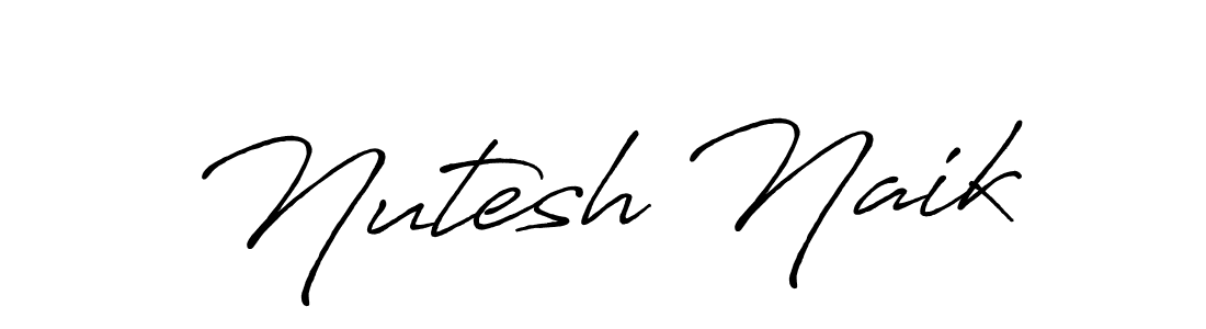 Best and Professional Signature Style for Nutesh Naik. Antro_Vectra_Bolder Best Signature Style Collection. Nutesh Naik signature style 7 images and pictures png