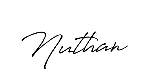It looks lik you need a new signature style for name Nuthan. Design unique handwritten (Antro_Vectra_Bolder) signature with our free signature maker in just a few clicks. Nuthan signature style 7 images and pictures png