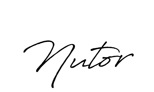 Design your own signature with our free online signature maker. With this signature software, you can create a handwritten (Antro_Vectra_Bolder) signature for name Nutor. Nutor signature style 7 images and pictures png