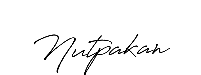 Make a beautiful signature design for name Nutpakan. Use this online signature maker to create a handwritten signature for free. Nutpakan signature style 7 images and pictures png