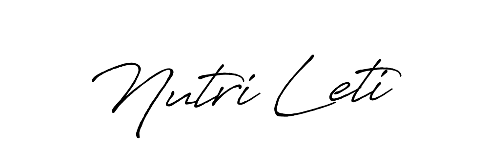 Once you've used our free online signature maker to create your best signature Antro_Vectra_Bolder style, it's time to enjoy all of the benefits that Nutri Leti name signing documents. Nutri Leti signature style 7 images and pictures png