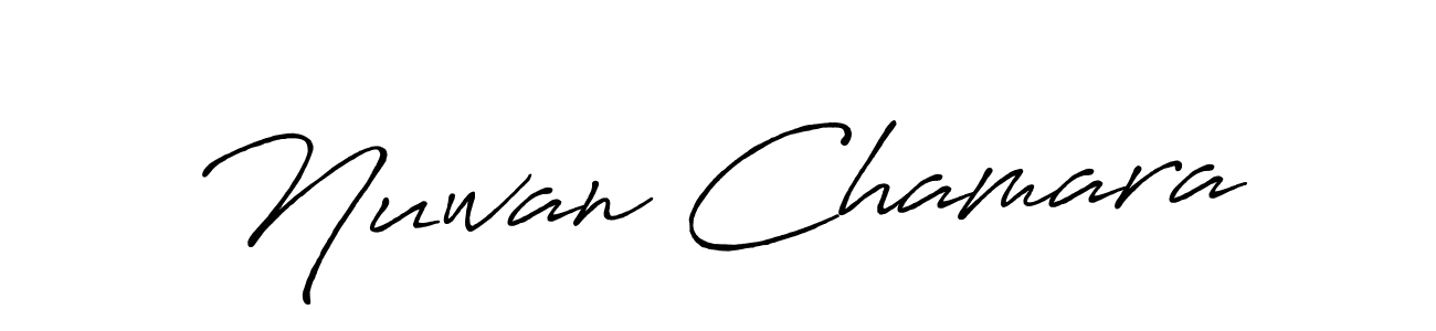 Nuwan Chamara stylish signature style. Best Handwritten Sign (Antro_Vectra_Bolder) for my name. Handwritten Signature Collection Ideas for my name Nuwan Chamara. Nuwan Chamara signature style 7 images and pictures png