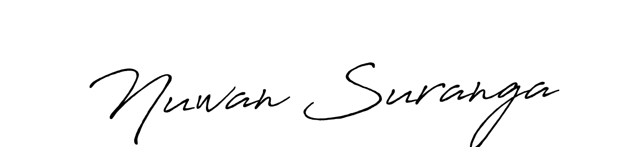 Once you've used our free online signature maker to create your best signature Antro_Vectra_Bolder style, it's time to enjoy all of the benefits that Nuwan Suranga name signing documents. Nuwan Suranga signature style 7 images and pictures png