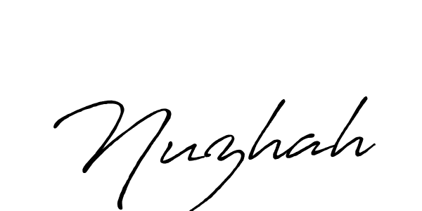 Once you've used our free online signature maker to create your best signature Antro_Vectra_Bolder style, it's time to enjoy all of the benefits that Nuzhah name signing documents. Nuzhah signature style 7 images and pictures png