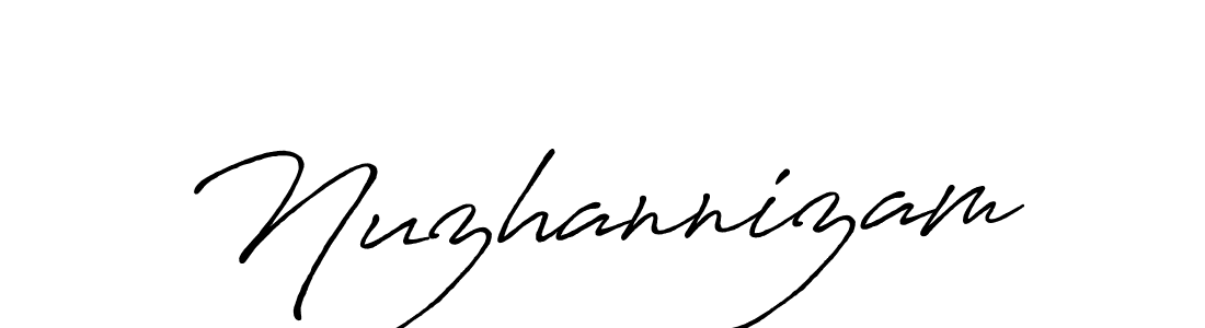 Make a beautiful signature design for name Nuzhannizam. Use this online signature maker to create a handwritten signature for free. Nuzhannizam signature style 7 images and pictures png