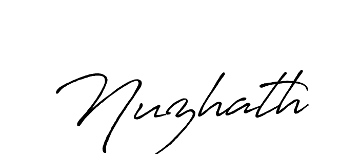 You can use this online signature creator to create a handwritten signature for the name Nuzhath. This is the best online autograph maker. Nuzhath signature style 7 images and pictures png