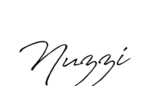 How to make Nuzzi signature? Antro_Vectra_Bolder is a professional autograph style. Create handwritten signature for Nuzzi name. Nuzzi signature style 7 images and pictures png