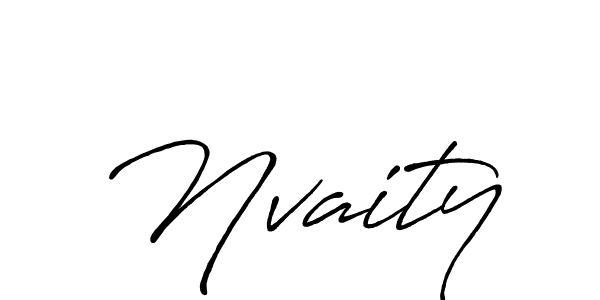 How to make Nvaity signature? Antro_Vectra_Bolder is a professional autograph style. Create handwritten signature for Nvaity name. Nvaity signature style 7 images and pictures png