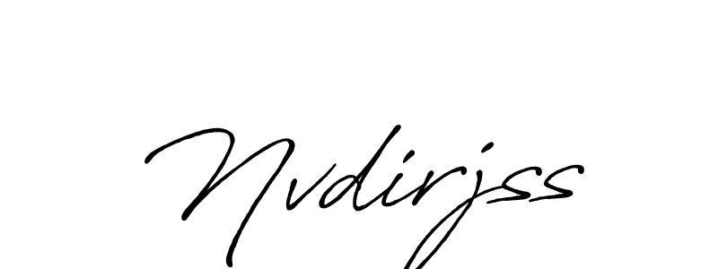 Create a beautiful signature design for name Nvdirjss. With this signature (Antro_Vectra_Bolder) fonts, you can make a handwritten signature for free. Nvdirjss signature style 7 images and pictures png