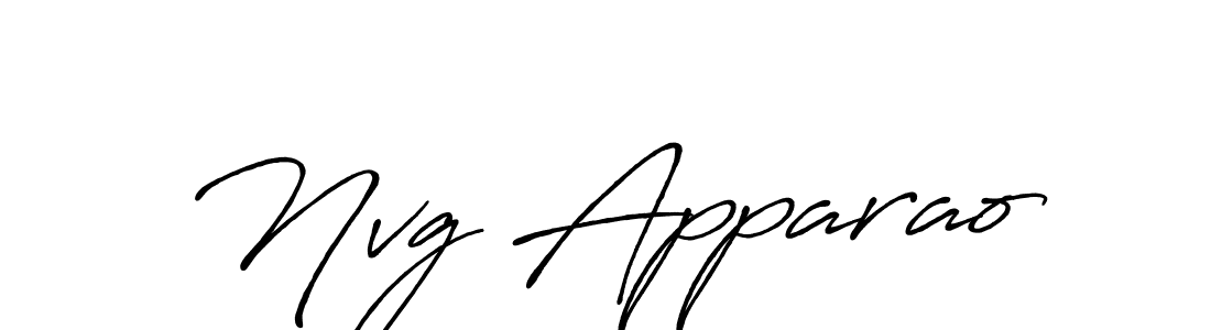 The best way (Antro_Vectra_Bolder) to make a short signature is to pick only two or three words in your name. The name Nvg Apparao include a total of six letters. For converting this name. Nvg Apparao signature style 7 images and pictures png