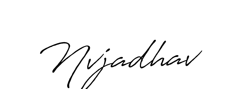 The best way (Antro_Vectra_Bolder) to make a short signature is to pick only two or three words in your name. The name Nvjadhav include a total of six letters. For converting this name. Nvjadhav signature style 7 images and pictures png