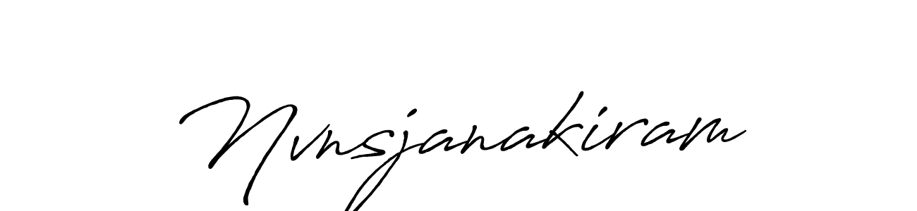 Make a short Nvnsjanakiram signature style. Manage your documents anywhere anytime using Antro_Vectra_Bolder. Create and add eSignatures, submit forms, share and send files easily. Nvnsjanakiram signature style 7 images and pictures png