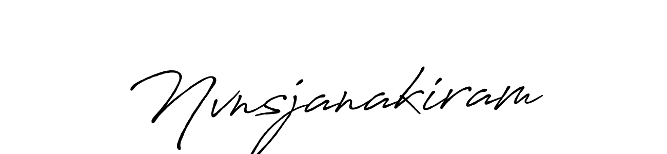 Nvnsjanakiram stylish signature style. Best Handwritten Sign (Antro_Vectra_Bolder) for my name. Handwritten Signature Collection Ideas for my name Nvnsjanakiram. Nvnsjanakiram signature style 7 images and pictures png