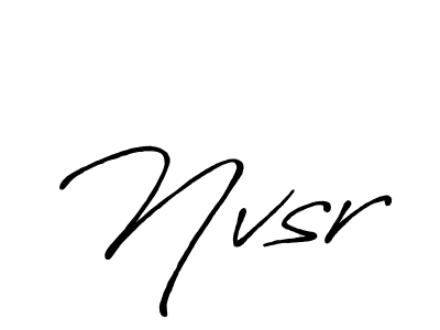 Design your own signature with our free online signature maker. With this signature software, you can create a handwritten (Antro_Vectra_Bolder) signature for name Nvsr. Nvsr signature style 7 images and pictures png