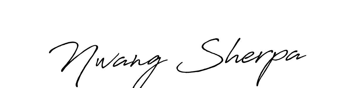 How to Draw Nwang Sherpa signature style? Antro_Vectra_Bolder is a latest design signature styles for name Nwang Sherpa. Nwang Sherpa signature style 7 images and pictures png