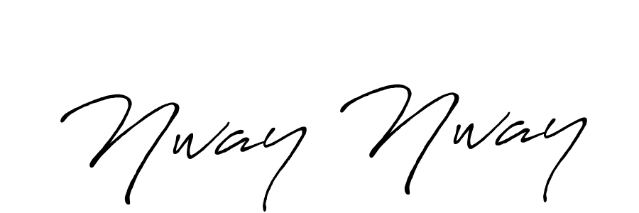 Nway Nway stylish signature style. Best Handwritten Sign (Antro_Vectra_Bolder) for my name. Handwritten Signature Collection Ideas for my name Nway Nway. Nway Nway signature style 7 images and pictures png