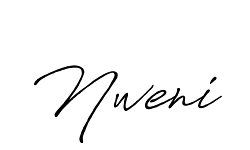 Create a beautiful signature design for name Nweni. With this signature (Antro_Vectra_Bolder) fonts, you can make a handwritten signature for free. Nweni signature style 7 images and pictures png