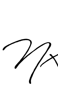 Similarly Antro_Vectra_Bolder is the best handwritten signature design. Signature creator online .You can use it as an online autograph creator for name Nx. Nx signature style 7 images and pictures png