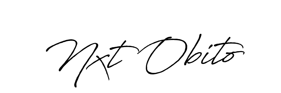 Design your own signature with our free online signature maker. With this signature software, you can create a handwritten (Antro_Vectra_Bolder) signature for name Nxt Obito. Nxt Obito signature style 7 images and pictures png