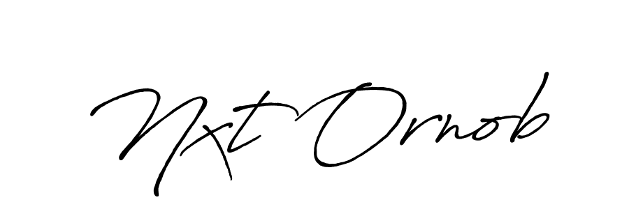 Make a beautiful signature design for name Nxt Ornob. Use this online signature maker to create a handwritten signature for free. Nxt Ornob signature style 7 images and pictures png
