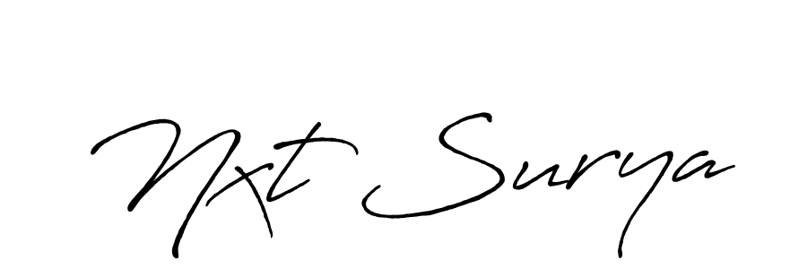 Also we have Nxt Surya name is the best signature style. Create professional handwritten signature collection using Antro_Vectra_Bolder autograph style. Nxt Surya signature style 7 images and pictures png