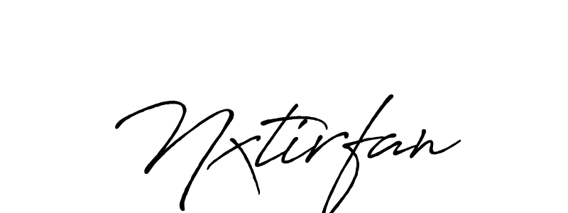 Similarly Antro_Vectra_Bolder is the best handwritten signature design. Signature creator online .You can use it as an online autograph creator for name Nxtirfan. Nxtirfan signature style 7 images and pictures png