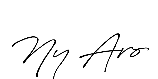 How to make Ny Aro signature? Antro_Vectra_Bolder is a professional autograph style. Create handwritten signature for Ny Aro name. Ny Aro signature style 7 images and pictures png