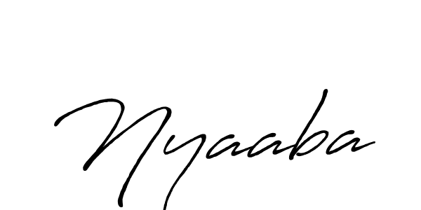 Make a beautiful signature design for name Nyaaba. With this signature (Antro_Vectra_Bolder) style, you can create a handwritten signature for free. Nyaaba signature style 7 images and pictures png