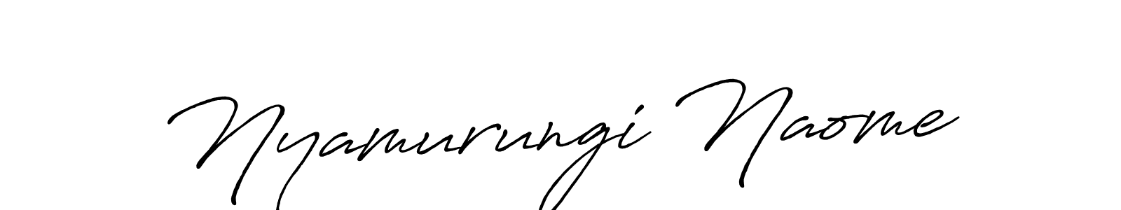 It looks lik you need a new signature style for name Nyamurungi Naome. Design unique handwritten (Antro_Vectra_Bolder) signature with our free signature maker in just a few clicks. Nyamurungi Naome signature style 7 images and pictures png