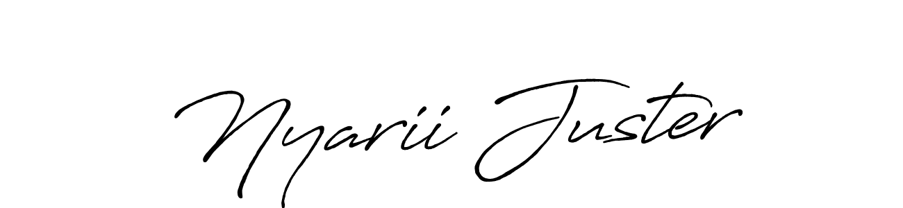 See photos of Nyarii Juster official signature by Spectra . Check more albums & portfolios. Read reviews & check more about Antro_Vectra_Bolder font. Nyarii Juster signature style 7 images and pictures png