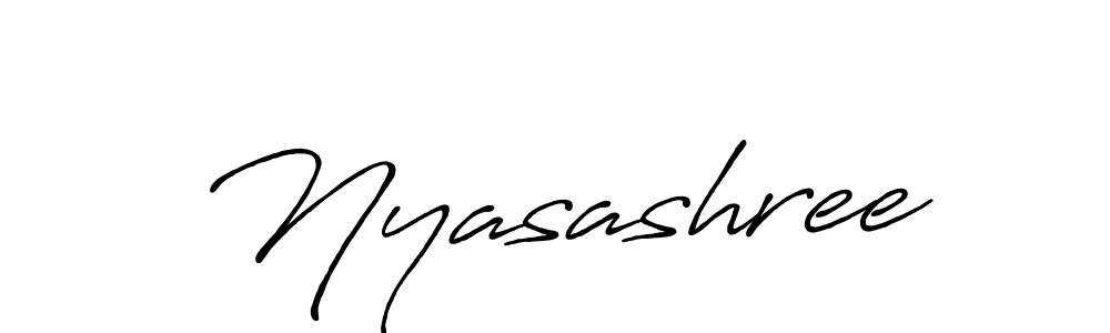 Once you've used our free online signature maker to create your best signature Antro_Vectra_Bolder style, it's time to enjoy all of the benefits that Nyasashree name signing documents. Nyasashree signature style 7 images and pictures png
